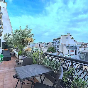  Apartment Terrasse Vue Tour Eiffel France